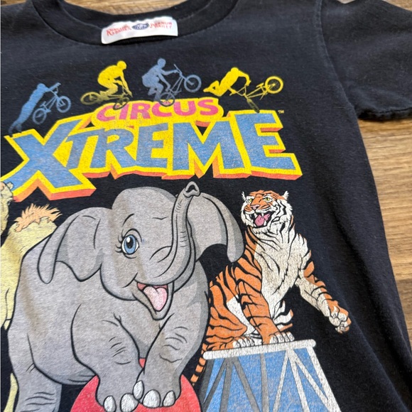 Vintage Ringling Brothers Circus Xtreme Black Graphic Tee Shirt - Picture 4 of 5